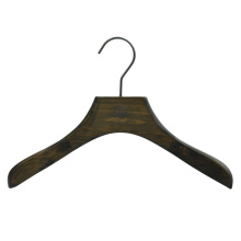 Wholesale custom luxury lotus kids wooden coat clothes hangers for children clothes